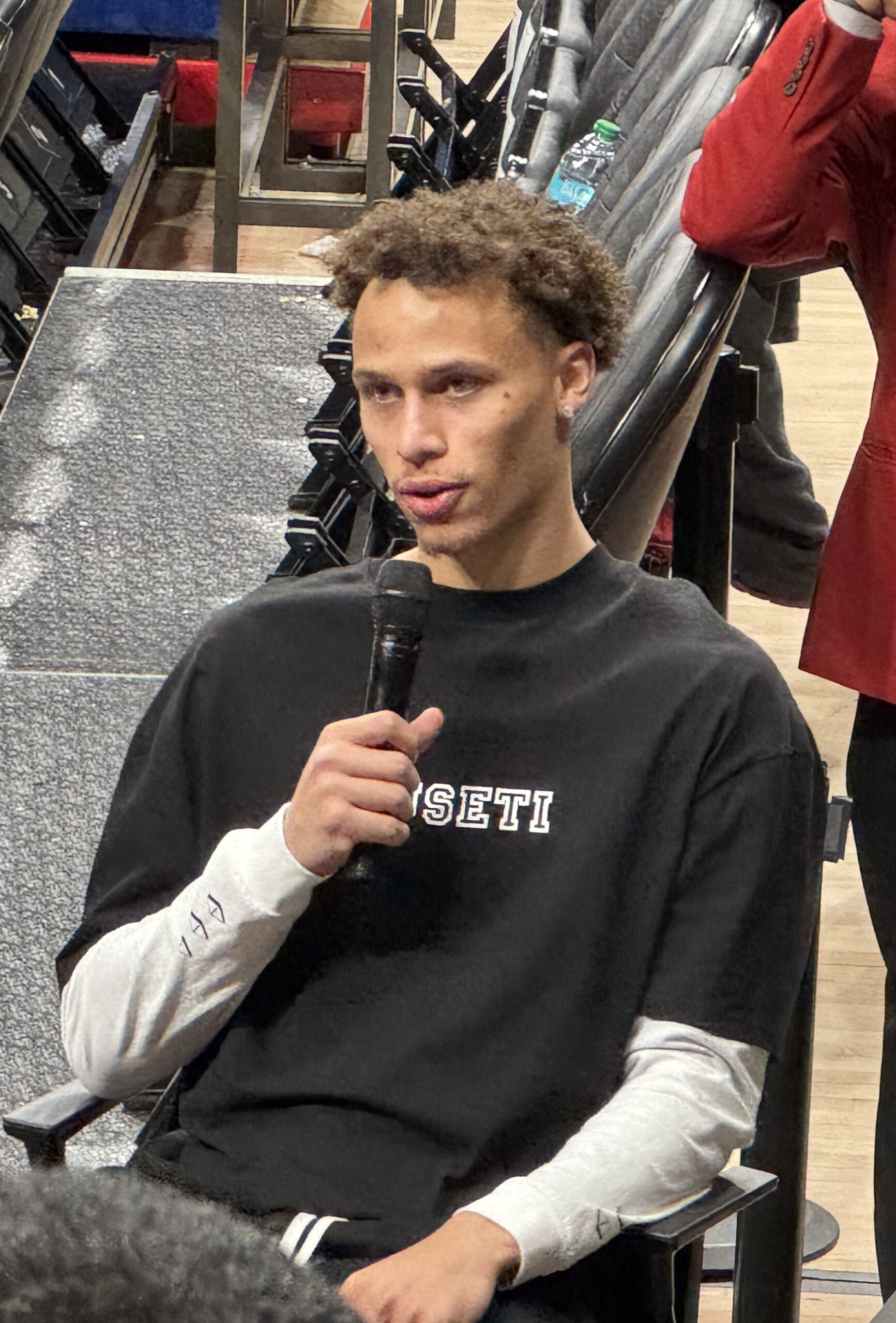 Dyson Daniels — Hawks meet-and-greet, January 25, 2025